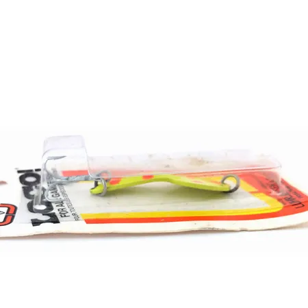 Luhr Jensen Loco 2 UV, 1/4oz Yellow / Red / Nickel fishing spoon #10000