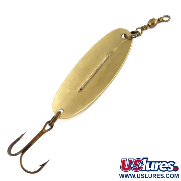 Vintage Williams Wabler W40, 1/4oz Brass fishing spoon #10001