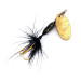 Vintage  Yakima Bait Worden’s Original Rooster Tail, 1/16oz Gold / Black spinning lure #10030