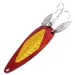 Vintage   Marathon (with sonic blades), 3/5oz Red / Gold / Nickel fishing spoon #10034