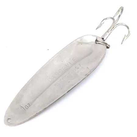 Vintage Eppinger Dardevle, 1oz Gray Scale fishing spoon #10038