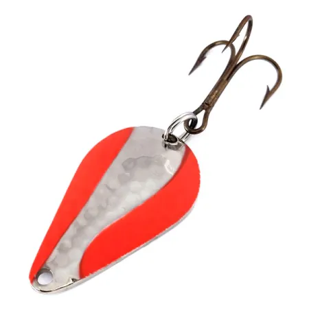 Acme Stee-Lee UV, 1/2oz Nickel / Orange fishing spoon #10371