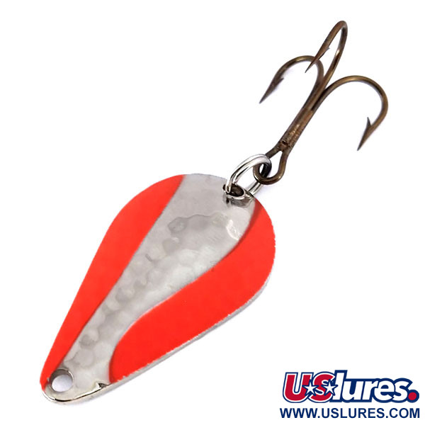   Acme Stee-Lee UV, 1/2oz Nickel / Orange fishing spoon #10371