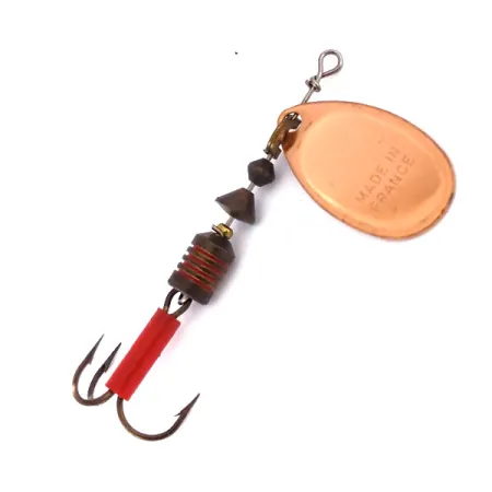 Vintage Mepps Aglia 2, 3/16oz Copper spinning lure #10082