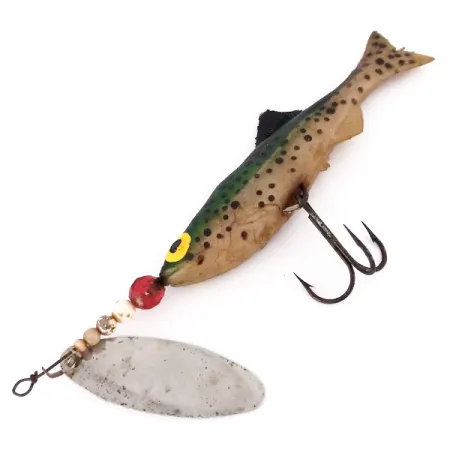 Vintage Renosky Lures Renosky Sonic Swing Minnow, 1/2oz Silver / Trout spinning lure #10135