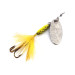 Vintage  Cotton Cordell Cotton Tail 0, 1/16oz Nickel / Yellow spinning lure #10138
