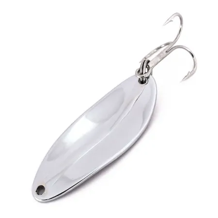 Vintage TODDCO Main liner , 2/5oz Nickel / Red fishing spoon #10155