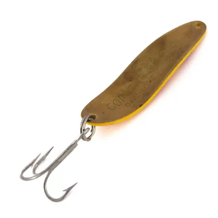 Vintage Eppinger Dardevle Cop-E-Cat 7300, 1/3oz Five of Diamonds fishing spoon #10163