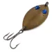 Vintage   Gibbs One Eye Wiggler, 1 1/4oz Bronze (Brass) / Blue fishing spoon #10169