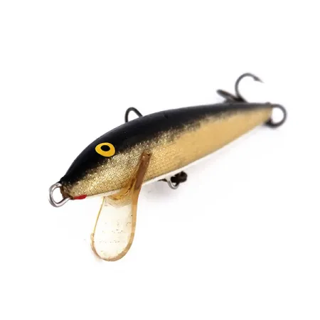 Vintage Rapala Original Floater F9, 1/8oz G (Gold) fishing lure #10171