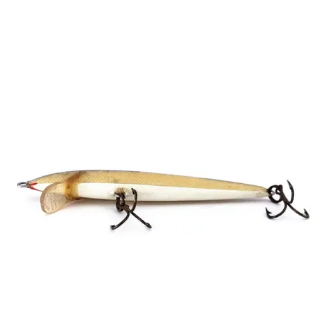 Vintage Rapala Original Floater F9, 1/8oz G (Gold) fishing lure #10171