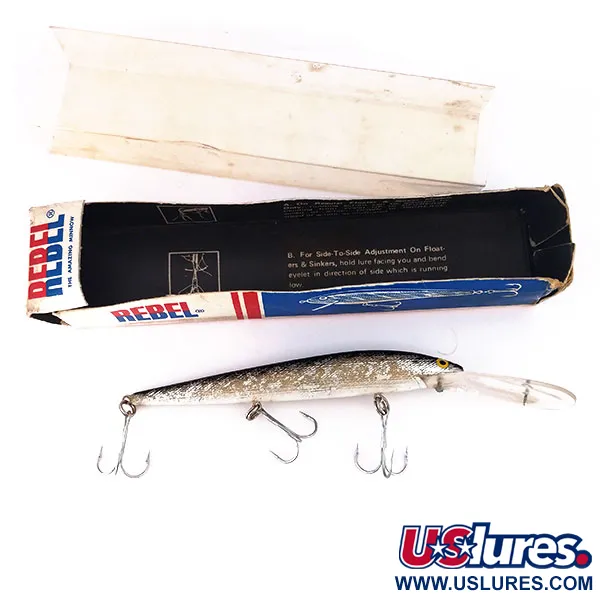 Rebel Fastback Deep F14, 3/5oz S (Silver) fishing lure #10175