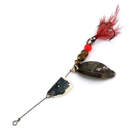 Vintage Mepps Lusox 1, 1/3oz Brass spinning lure #10198