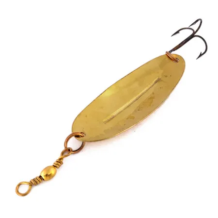 Vintage Williams Wabler, 2/3oz Gold fishing spoon #10209