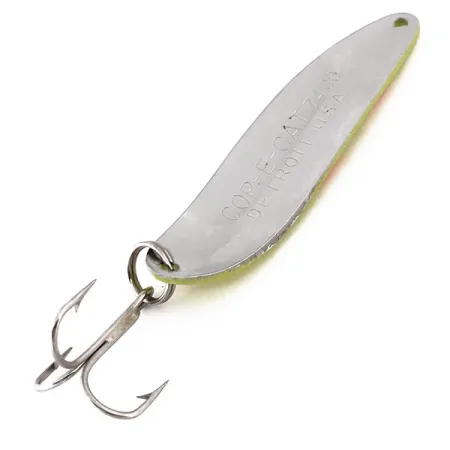 Vintage Eppinger Dardevle Cop-E-Cat 7400, 1/2oz Five of Diamonds fishing spoon #10210