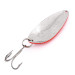 Vintage  Eppinger Dardevle Devle Dog 5400, 1/2oz Fluorescent Red / Nickel / Red Glitter fishing spoon #10211