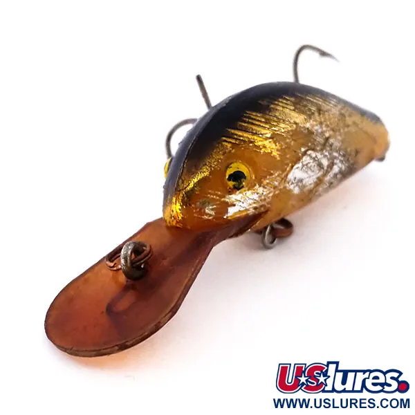 Vintage Bill Norman Little Scooper, 1/4oz Gold fishing lure #10214