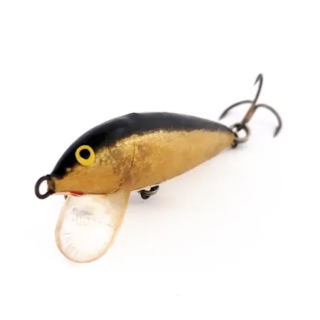 Vintage Rapala Countdown S7, 1/4oz G (Gold) fishing lure #10215