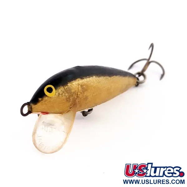 Vintage   Rapala Countdown S7, 1/4oz G (Gold) fishing lure #10215