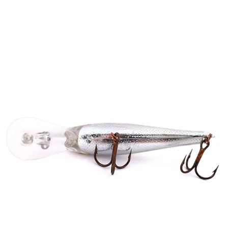 Vintage Cotton Cordell Wally Diver, 1/4oz Silver / Chartreuse fishing lure #10217