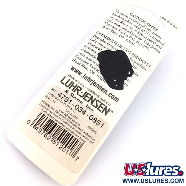   Luhr Jensen Crippled Herring , 3/4oz  fishing spoon #10235