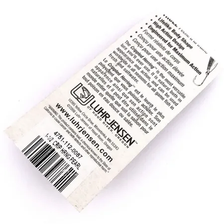 Luhr Jensen Crippled Herring Jig Lure, 1 1/2oz Pink Pearl fishing spoon #10376