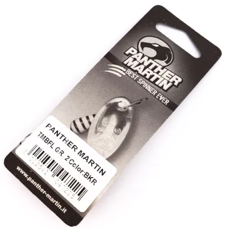 Panther Martin 2, 3/32oz Black / Red spinning lure #10247