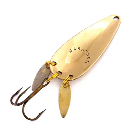 Vintage Marathon (with sonic blades), 2/5oz Copper / Red fishing spoon #10275