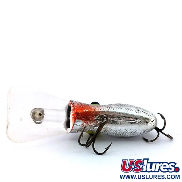 Vintage Rabble Rouser Roo-Tur , 1/3oz Silver fishing lure #10278