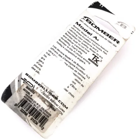 Bomber model 7A baby striper, 1/3oz fishing lure #10284