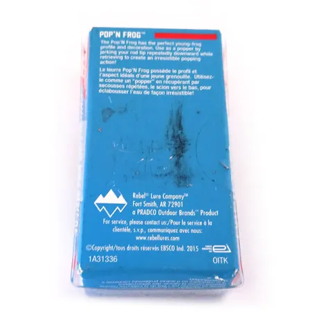 Rebel Pop'N Frog , 1/4oz fishing lure #10286