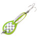  Acme Dazzler #2, 1/4oz Chartreuse / Nickel fishing spoon #10300