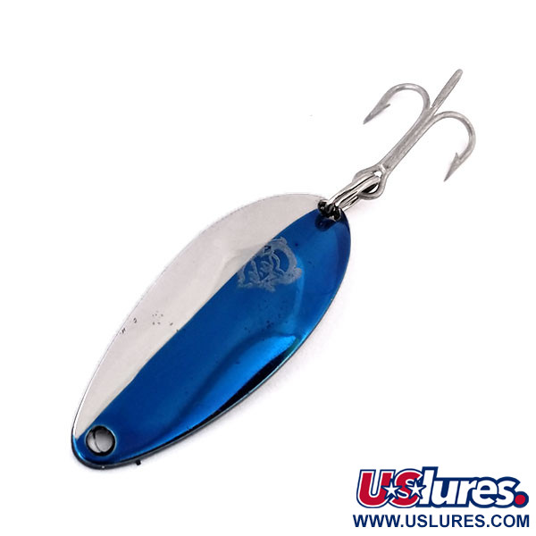  Eppinger Dardevle Devle Dog 5200, 1/4oz Nickel / Blue fishing spoon #10308