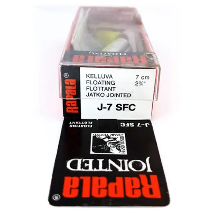 Rapala Jointed J-7, 1/8oz SFC fishing lure #10317