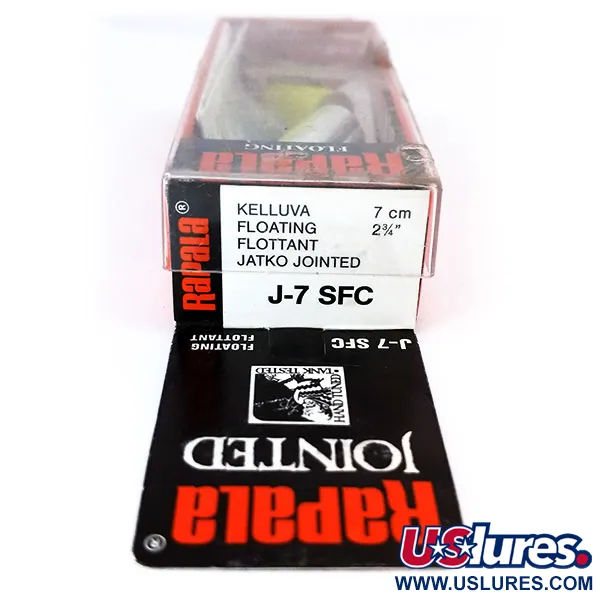 Rapala Jointed J-7, 1/8oz SFC fishing lure #10317