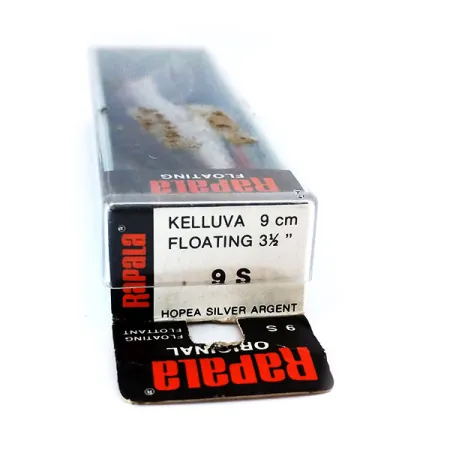 Vintage Rapala Original Floater F9, 1/8oz S (Silver) fishing lure #10319