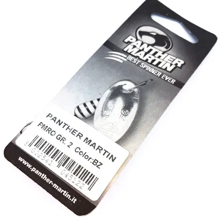 Panther Martin 2, 3/32oz Black spinning lure #10322
