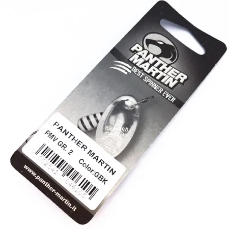Panther Martin 2, 3/32oz Gold / Black spinning lure #10328