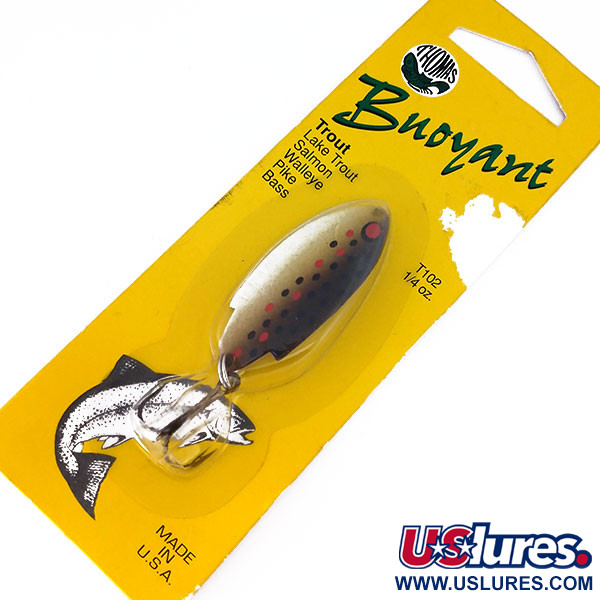 Vintage   Thomas Buoyant, 1/4oz Brown Trout fishing spoon #10329
