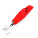 Vintage  Z-RAY Lures Z-Ray Model 115, 1/8oz Fluorescent Red fishing spoon #10333