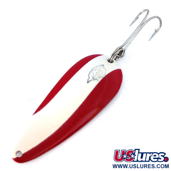 Vintage  Eppinger Dardevle Imp, 2/5oz Red / White / Nickel fishing spoon #10362