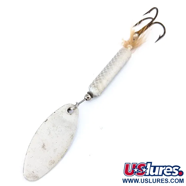 Vintage  Yakima Bait Worden’s Original Rooster Tail, 2/5oz Silver spinning lure #10378