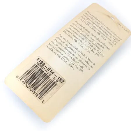 Luhr Jensen Hus-lure, 1/4oz Orange / Hologram fishing spoon #10386