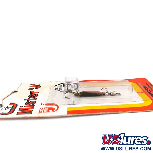   Luhr Jensen Mister J​, 3/32oz Bronze (Brass) / Red fishing spoon #10387