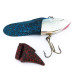 Vintage   Berkley PowerBait Power Rattle Lipless, 1/2oz Silver / Red / Blue fishing lure #10396