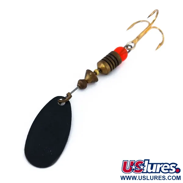 Vintage   Mepps Black Fury 2, 3/16oz Black / Red spinning lure #10402
