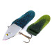 Vintage   Berkley PowerBait Power Rattle (Replaceable fins), 2/3oz Mirror Silver / Blue / Green fishing lure #10411