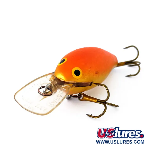 Vintage Rapala Fat Rap FR 5, 1/3oz Orange fishing lure #10413