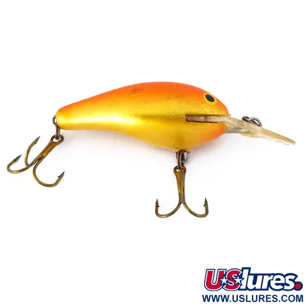 Vintage Rapala Fat Rap FR 5, 1/3oz Orange fishing lure #10413