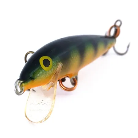 Vintage Rapala Original Floater F7, 1/8oz Fire Tiger fishing lure #10414